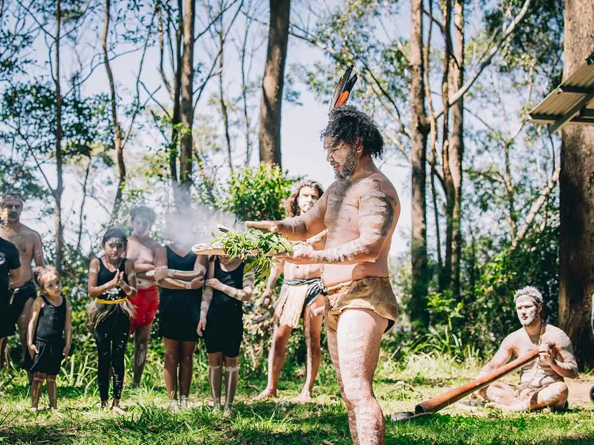 Gumbaynggirr Country... image of Indigenous Australians sharing their rich culture